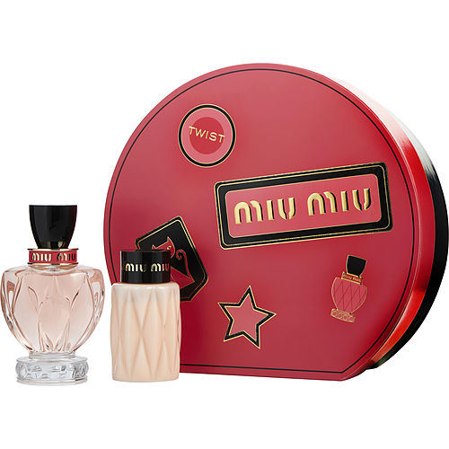 MIU MIU TWIST by Miu Miu EAU DE PARFUM SPRAY 3.4 OZ & BODY LOTION 3.4 OZ