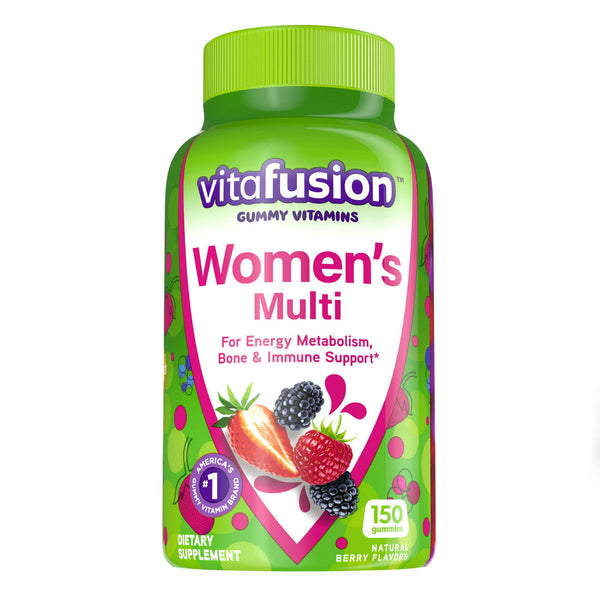 Vitafusion 女性复合维生素软糖；浆果味；150 粒