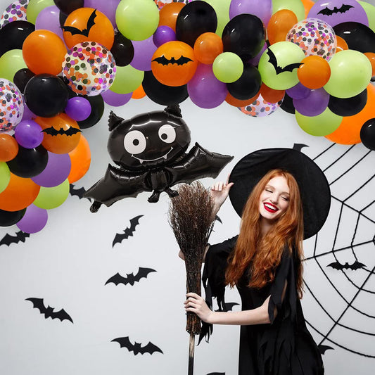 Halloween Balloon Garland Arch Kit Happy Halloween Party Decorations