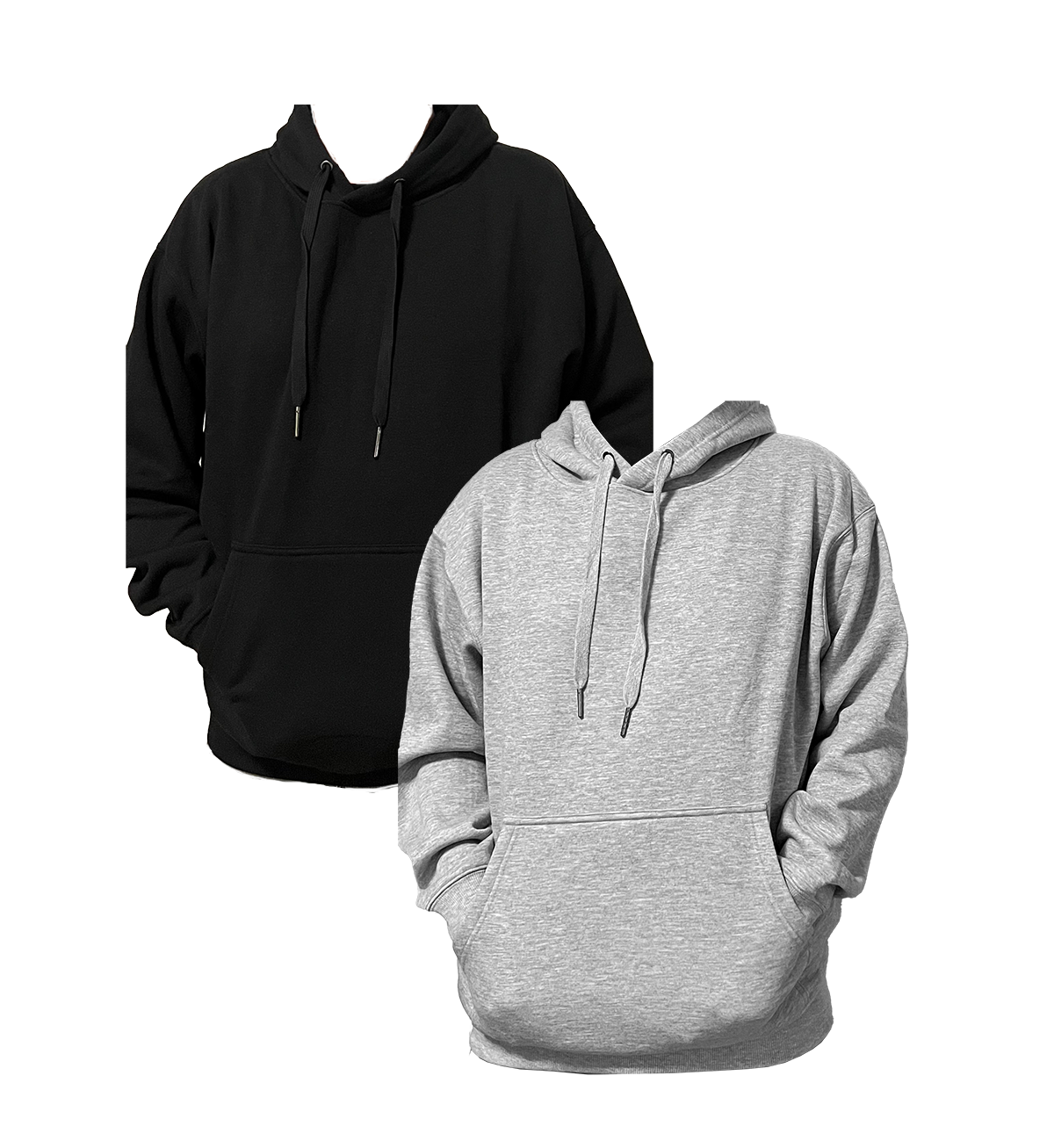 Black and Gray Hoodie on sale up to 45% off