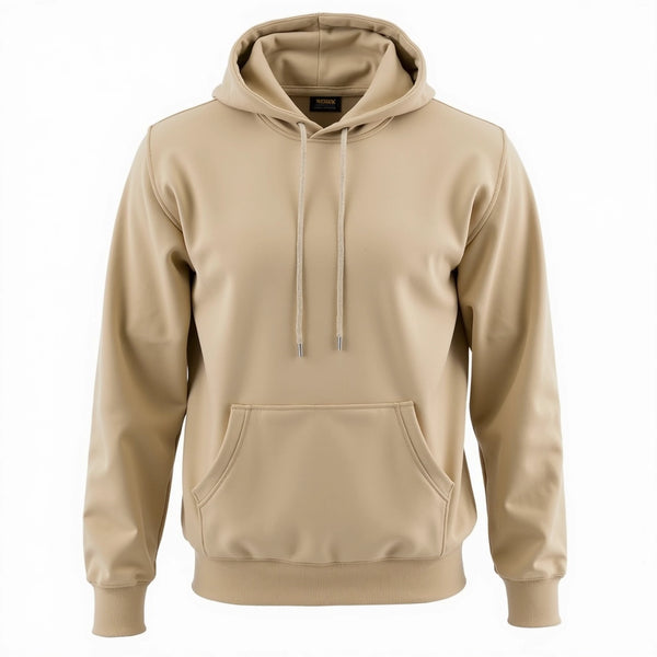 Ourglobalweb Unisex Heavyweight Fleece Pullover Hoodie in Khaki